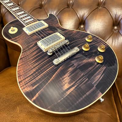 2005 Gibson Custom Shop Class 5 Les Paul - Trans Black image 3