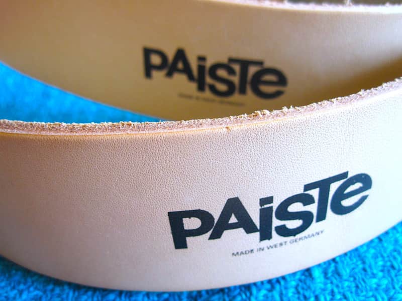 Paiste Cymbal Straps, Leather - Vintage (NOS) image 1