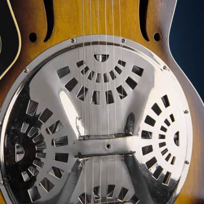 1930s Dobro Model 25 Round Neck Sunburst image 9