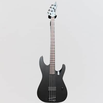 ESP LTD M-4 Black Metal 4 String Electric Bass Guitar - Satin Black image 11