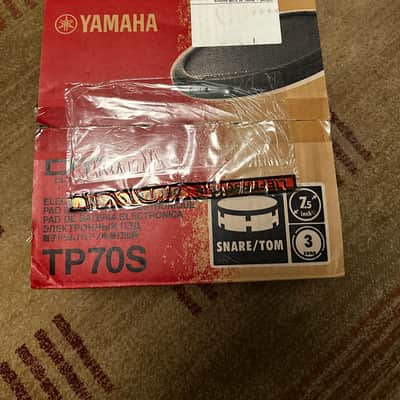 Yamaha TP70S 3-Zone 7.5" Electronic Drum Pad 2013 - Present - Black image 3