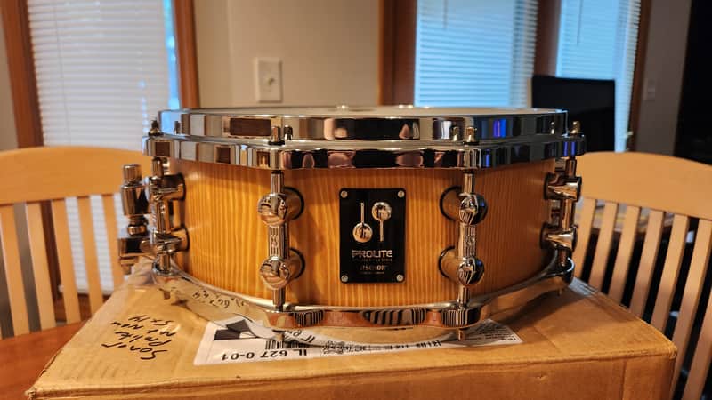 Sonor Prolite 14x5 Snare Drum PL-1405SDW - Natural Semi-Gloss! image 1