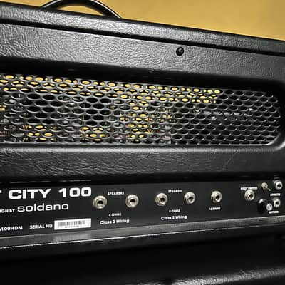 Jet City JCA100H 100-Watt 2-Channel Tube Guitar Amp Head 2000s - Black / Blue image 3