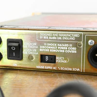 BSS DPR-404 4-Channel Compressor/De-Esser CG011TK image 10