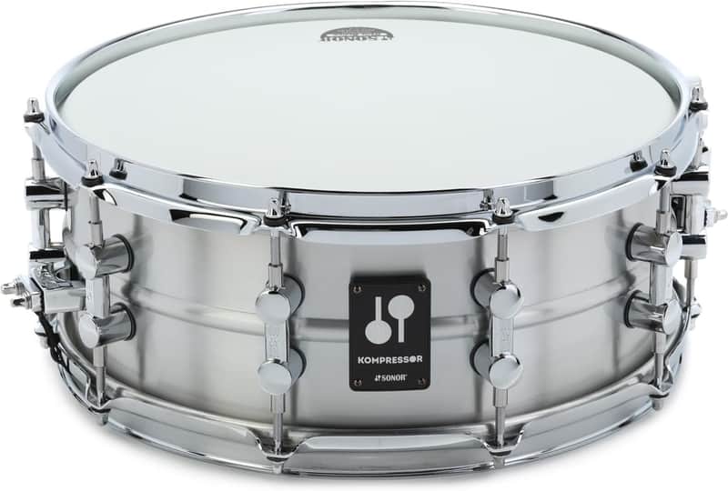 Sonor Kompressor Series Snare Drum - 5.75 x 14" Brushed Aluminum (KS-140575-SDA) image 1