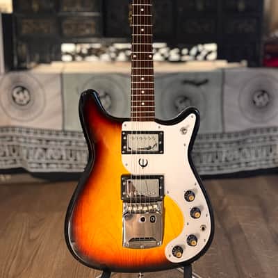 Exceptionally Clean Vintage Epiphone ET-275 MIJ Matsumoku 1970–1972 Sunburst w/ Original Case – Professionally Set Up image 1