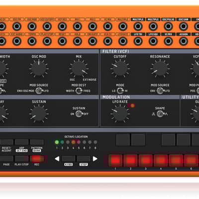Behringer  Crave Analog Semi-Modular Synthesizer NEW - ORANGE