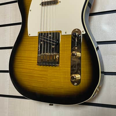 Fender 2014 Richie Kotzen Signature Telecaster MIJ Brown Sunburst Electric Guitar Made in Japan used image 3