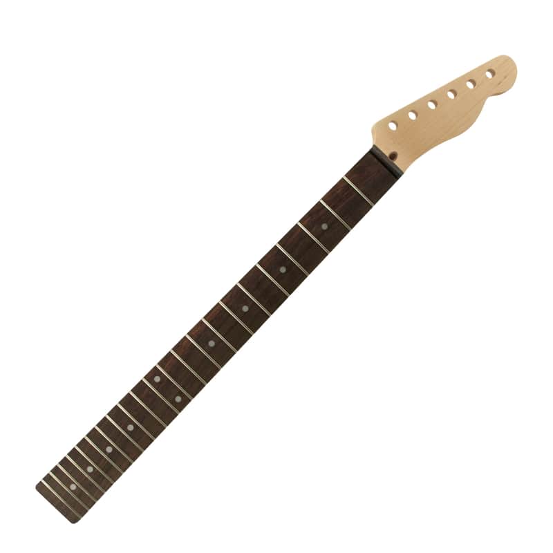 WD Licensed By Fender Replacement 22 Fret Neck For Telecaster Modern C, Rosewood image 1