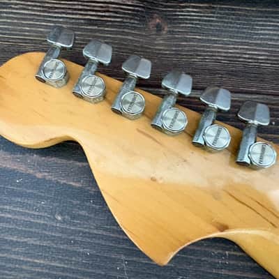 70s FERNANDES Burny Custom FST-70 Stratocaster Type Neck Made in Japan as is image 16