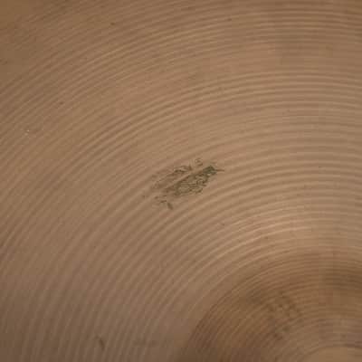 1970s Zildjian 22" A Thin Stamp Ride Cymbal 2930g image 4