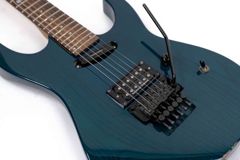 1996 ESP LTD Mirage M-II Electric Guitar with Gigbag - Transparent