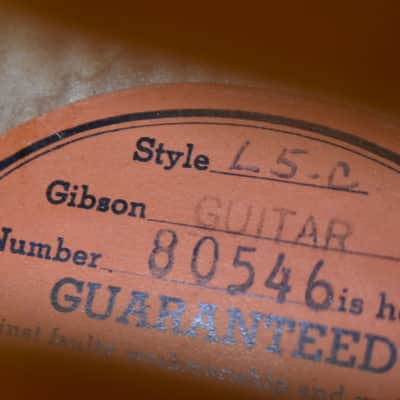 1962 Gibson L-5CN Cutaway Archtop Acoustic Guitar Natural Finish w/OHSC image 19