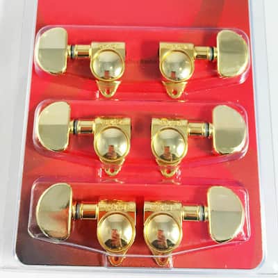 Grover 102-18G Rotomatic Tuners 3 +3 Gold Finish image 1
