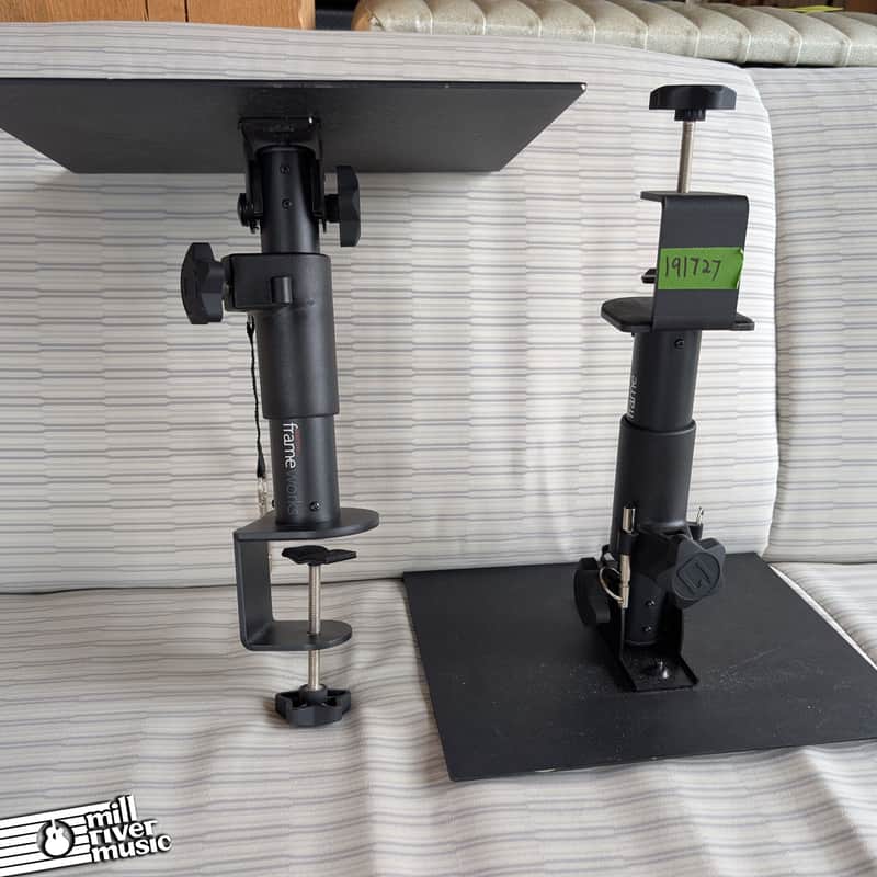 Gator Frame Works Desk-top Clamp-on Monitor Stands *Excellent Condition* - Used