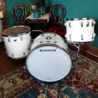 70s Ludwig Kit - 24/15/18 w/ Multiple Tom Mounts image 1