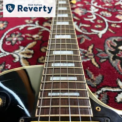 1999 Epiphone Japan LPC-80 Les Paul Custom Ebony MIJ Fujigen JDM Long Tenon image 10