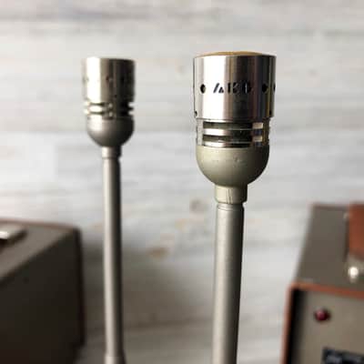 1969 Matched Pair Of AKG C28/C30A Nuvistor Tube Mics w/AKG CK28 Capsule & AKG N12 PSU image 8