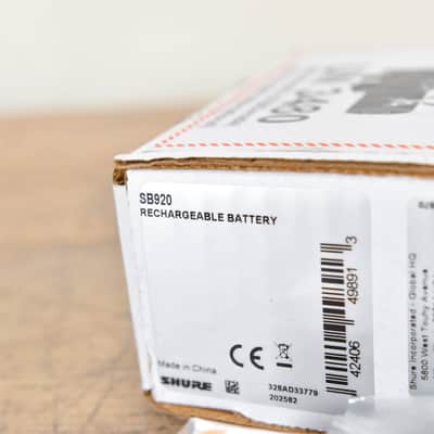 Shure SB920 Lithium-Ion Rechargeable Battery CG0032E image 2