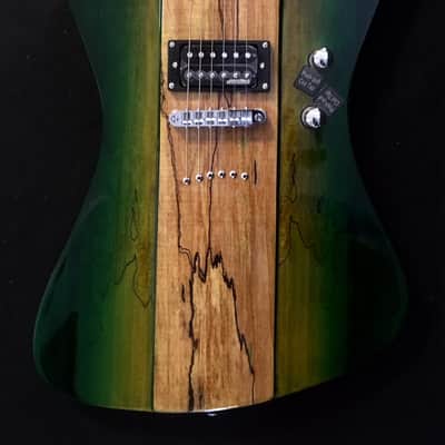 Zero Gravity ZG-Inertia SM TA Spalted Maple Trans Aurora Finish Electric Guitar & ZG Deluxe Gigbag image 2