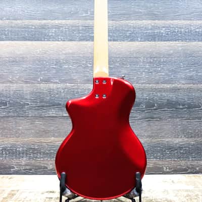 Duesenberg Julietta Baritone Catalina Red Solid Alder Body Electric Guitar w/Bag image 3