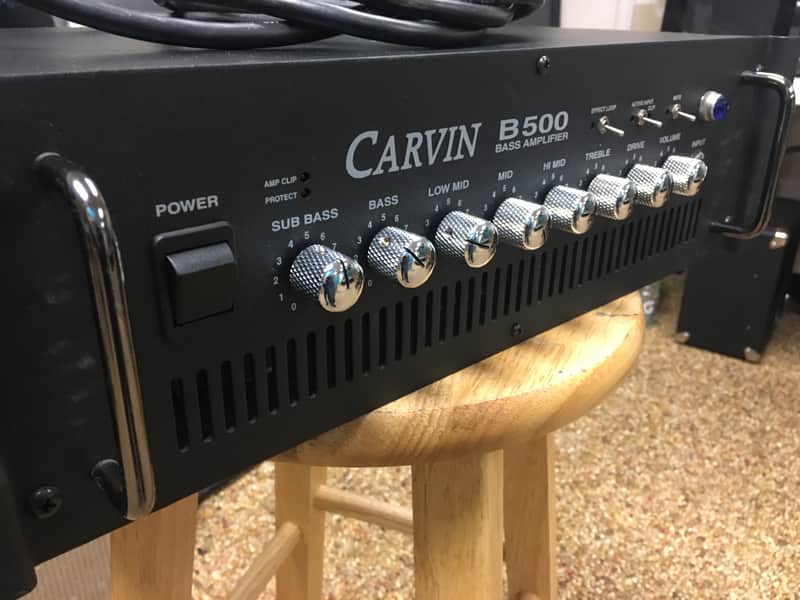 Carvin B500 Bass Amp 2005 Black image 1