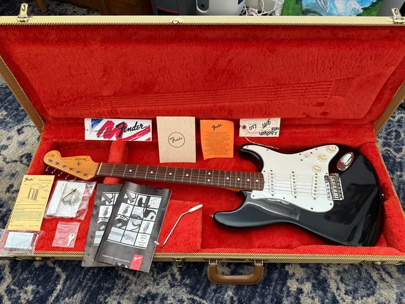 Fender American Vintage '62 Stratocaster 1990s - Black image 1