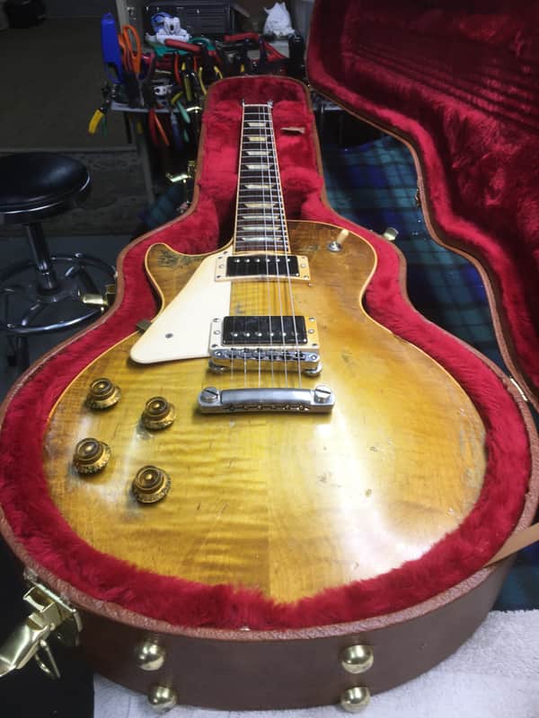 Gibson Les Paul traditional left handed 2019 Lemon burst relic image 1