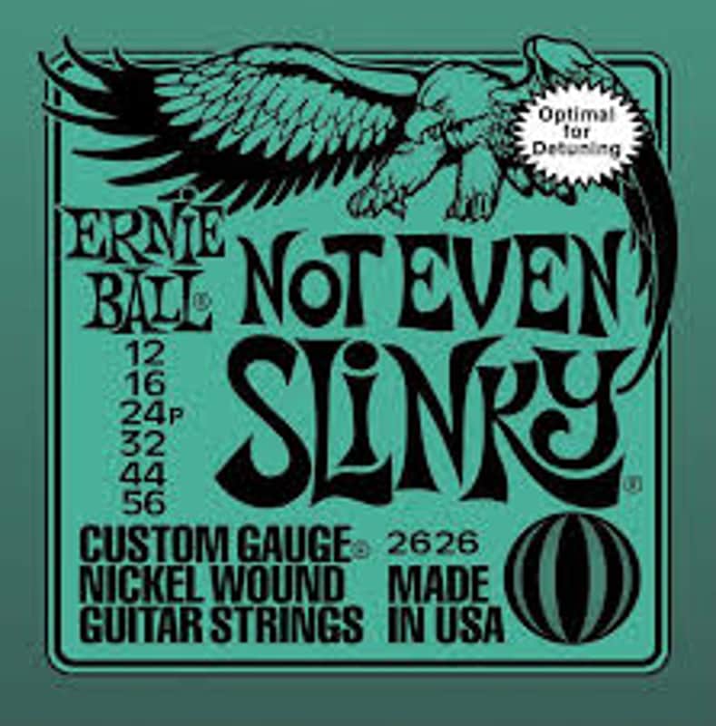 Ernie Ball 2626 Not Even Slinky Electric Guitar Strings .012-.056 image 1
