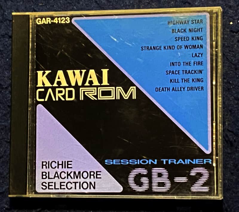 Kawai Session Trainer GB-2 Card ROM Richie Blackmore Selection 1990's image 1