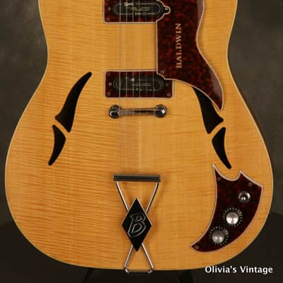 rare 1965-'66 BURNS/Baldwin GB 65 Natural/Blonde FLAME MAPLE TOP!!! image 1
