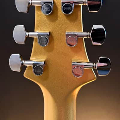 PRS USA S2 Vela 2016 - Rare Discontinued Egyptian Gold Metallic - Mint Cased w/ Docs image 8