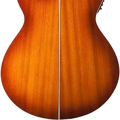 Washburn EA15ITB Mini Jumbo Cutaway Flame Maple Top Mahogany Neck 6-String Acoustic-Electric Guitar image 2