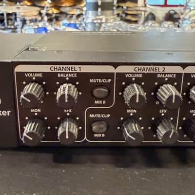 Samson SM10 Rack-Mounted 10-Channel Line Mixer 2010s - Black image 4