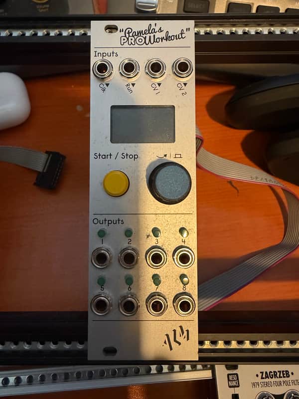 ALM/Busy Circuits ALM034 Pamela's Pro Workout Clocking Modulator Eurorack Synth Module 2022 - Present - Silver image 1