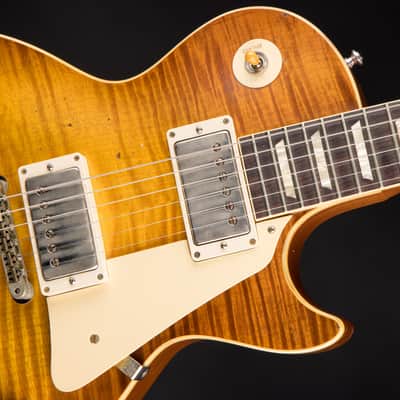 2021 - Gibson Custom Shop Made 2 Measure Murphy Lab '59 Les Paul Standard Murphy Painted Ultra Heavy Aged Honey Lemon Fade image 13