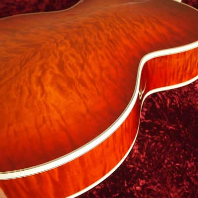 Gibson L-5 CES Quilt  2015 Cherry Sunburst image 3