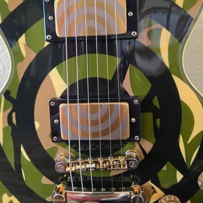 Epiphone Zakk Wylde Les Paul Custom 2011 - Camouflage Bullseye image 5