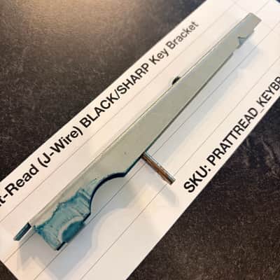 ORIGINAL Pratt Read Replacement SHARP/BLACK Key Bracket (J-Wire Keybeds) for ARP 2500/2600, Moog Minimoog, Oberheim OBX/OBXa/OB8, Sequential Prophet-5/10, PPG Wave 2.2 and more image 2