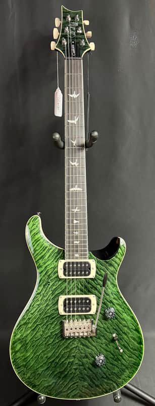PRS SE Custom 24 Quilt Top Electric Guitar Teal Black Finish w/ Gig Bag