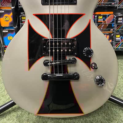 Epiphone Standard ENLB Les Paul Baritone guitar Iron Cross | Reverb