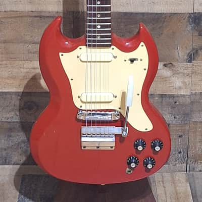 1967 Gibson Melody Maker D "SG" - Fire Engine Red - image 2
