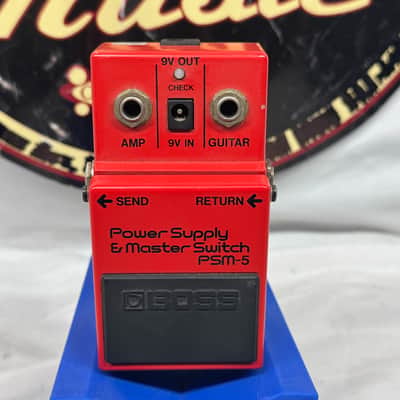 Boss PSM-5 psm5 Power Supply Pedal - Red Label / MIJ Made In Japan 1985 image 2
