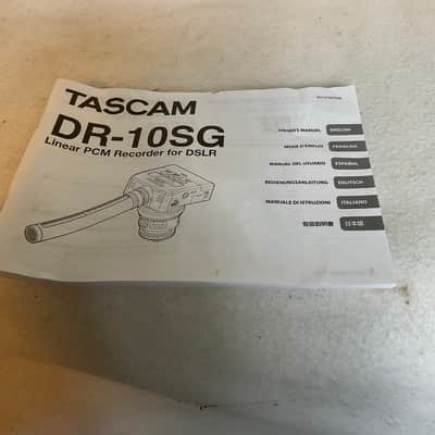 TASCAM DR-10SG Camera-Mountable DSLR Audio Recorder with Shotgun Microphone 2010s - Black image 10