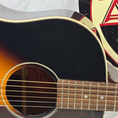 Epiphone J-45 j45 Acoustic Guitar with Road Runner Case 2021 image 3