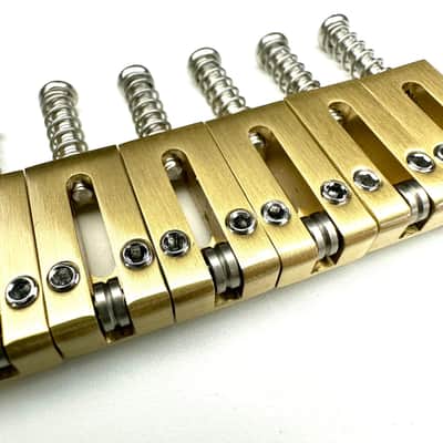 Single tremolo mini double tremolo electric guitar bridge roller saddles brass saddles string saddles 10.5MM image 4