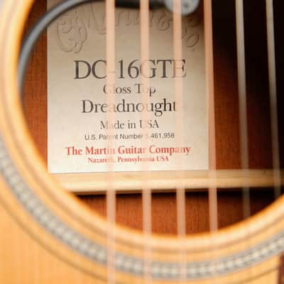 Martin DC-16GTE Dreadnought Cutaway Acoustic-Electric Guitar 2005 Pre-Owned image 9