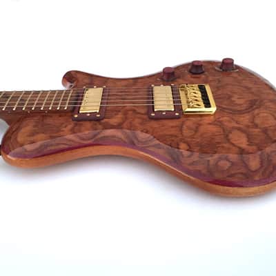 Anu Custom Shop Eyra Bubinga Cedar Purple Heart image 7