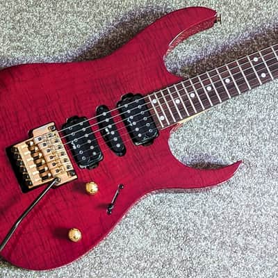 RARE! 1995 Ibanez RG570CT TBY - Transparent Burgundy, Wizard Neck / Made in Japan /, including hard case!FREE Shipping in EU! VIDEO! image 11