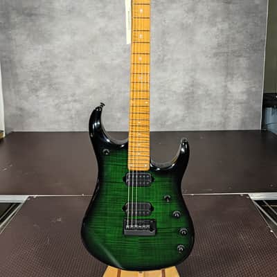 Ernie Ball Music Man John Petrucci Signature JP15-6 2026 - Green Tiger Eye Flame 6.9 pounds image 6